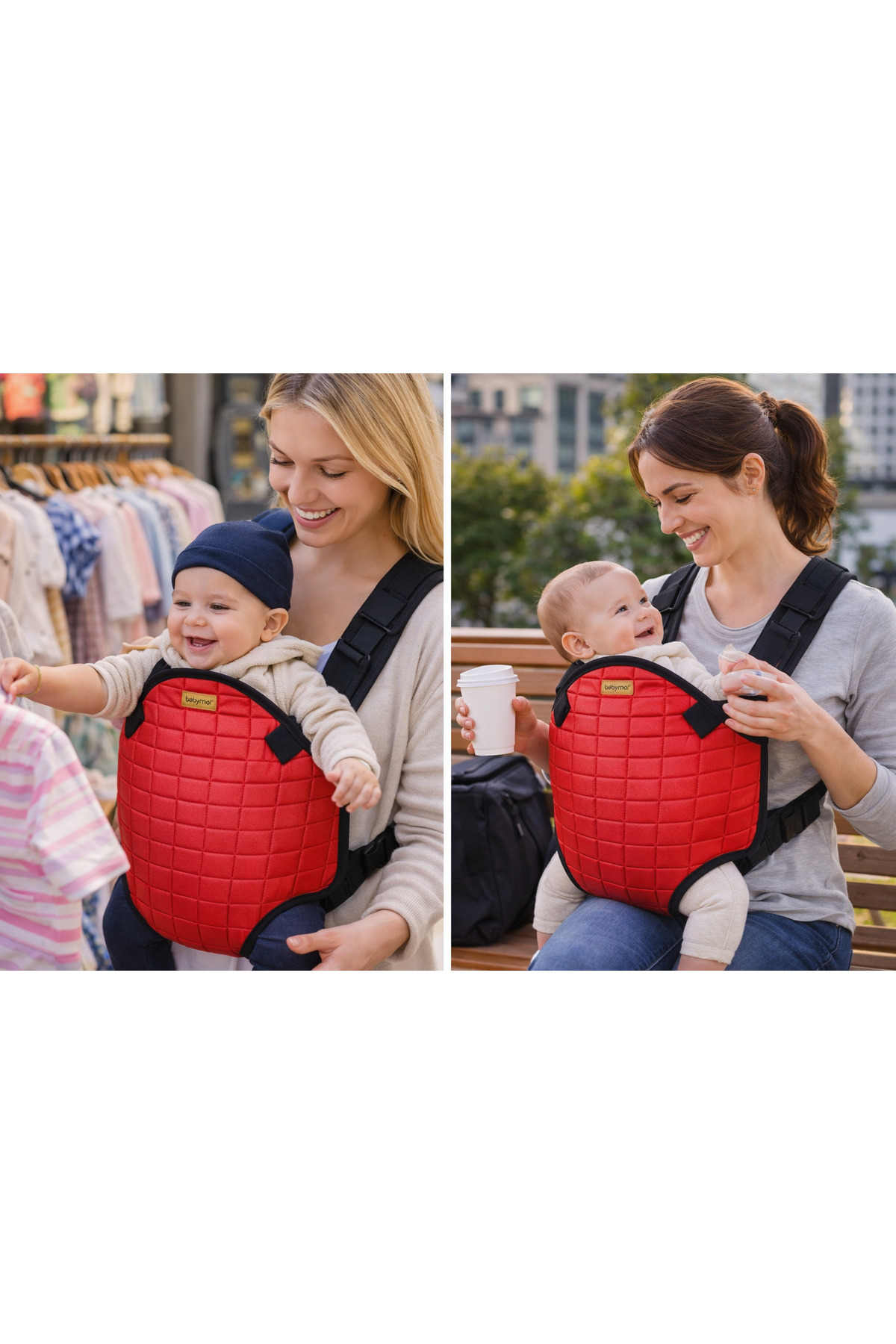seymenbıçakçılık Bebek Kangurusu | Ergonomik Önden Taşıma | Yenidoğan ve Bebekler İçin Güvenli Taşıyıcı fotoğrafı 2 (önizleme)