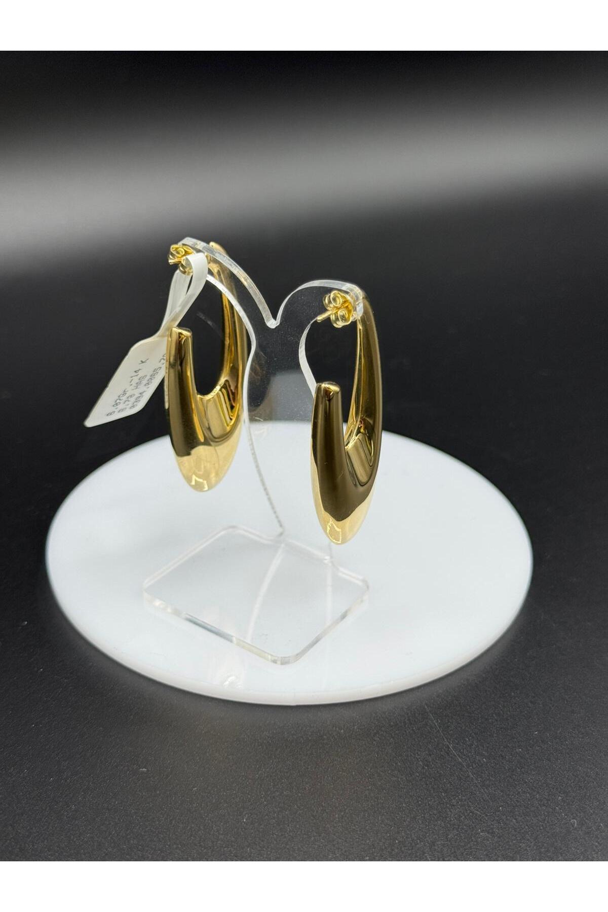 MHCGOLD 14 Ayar Altın Küpe