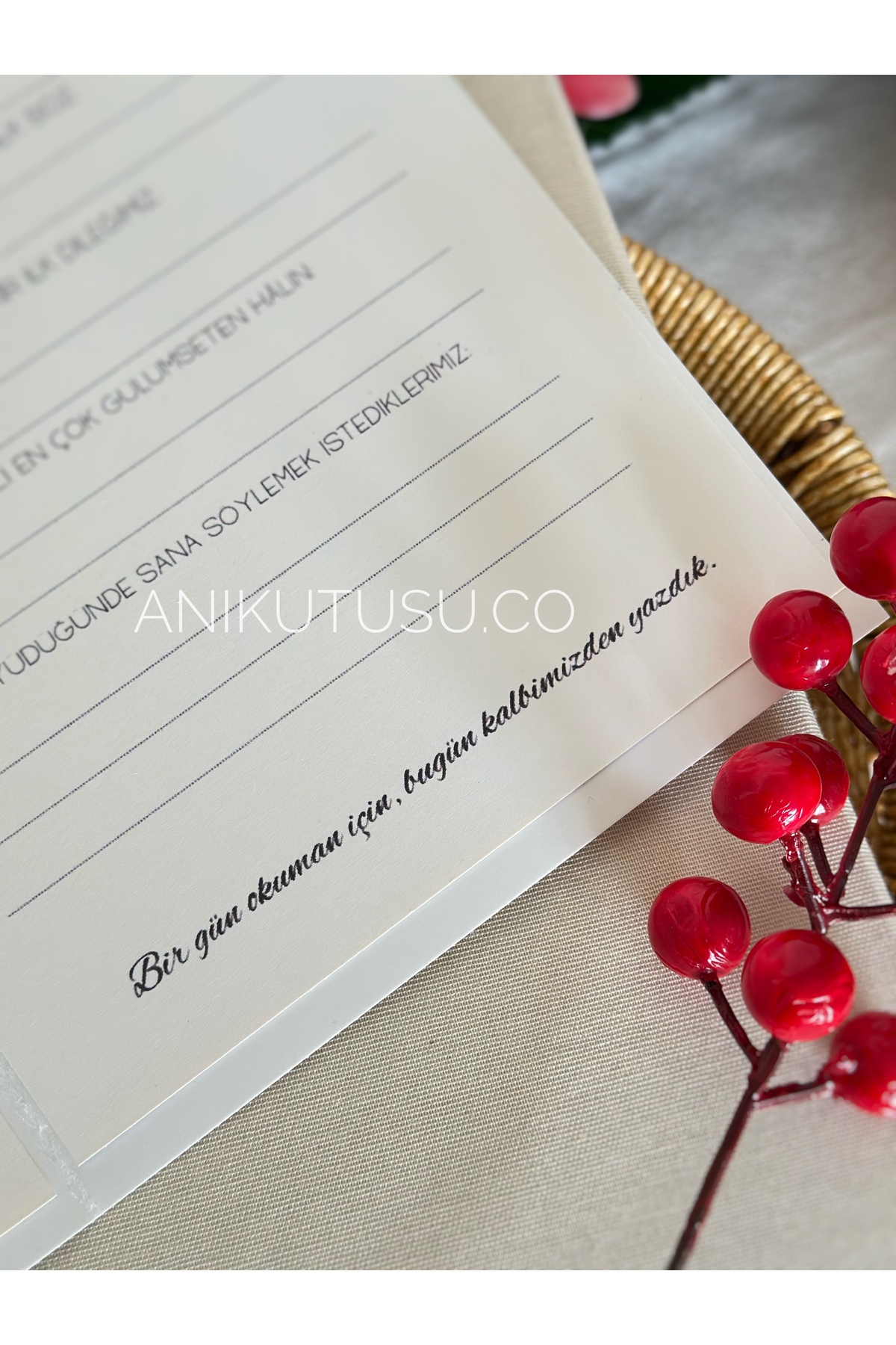 Anı Kutusu Bebeğimin Yolculuğu – Şık ve Minimal Tasarımlı Bebek Anı Defteri fotoğrafı 4 (önizleme)