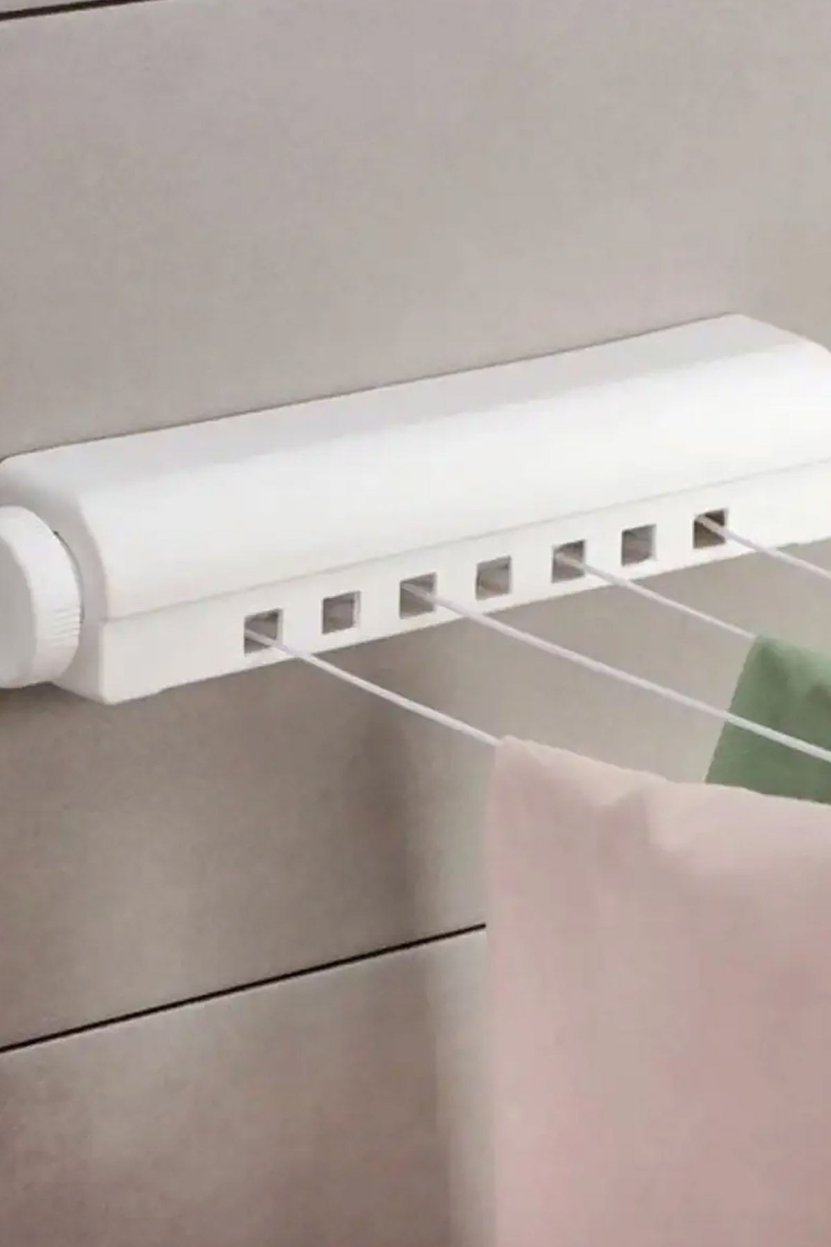 moontime alaçatı Pratik Portatif Yeni Nesil Çek As Kolay Askılık 4 İpli Çamaşır Askılığı