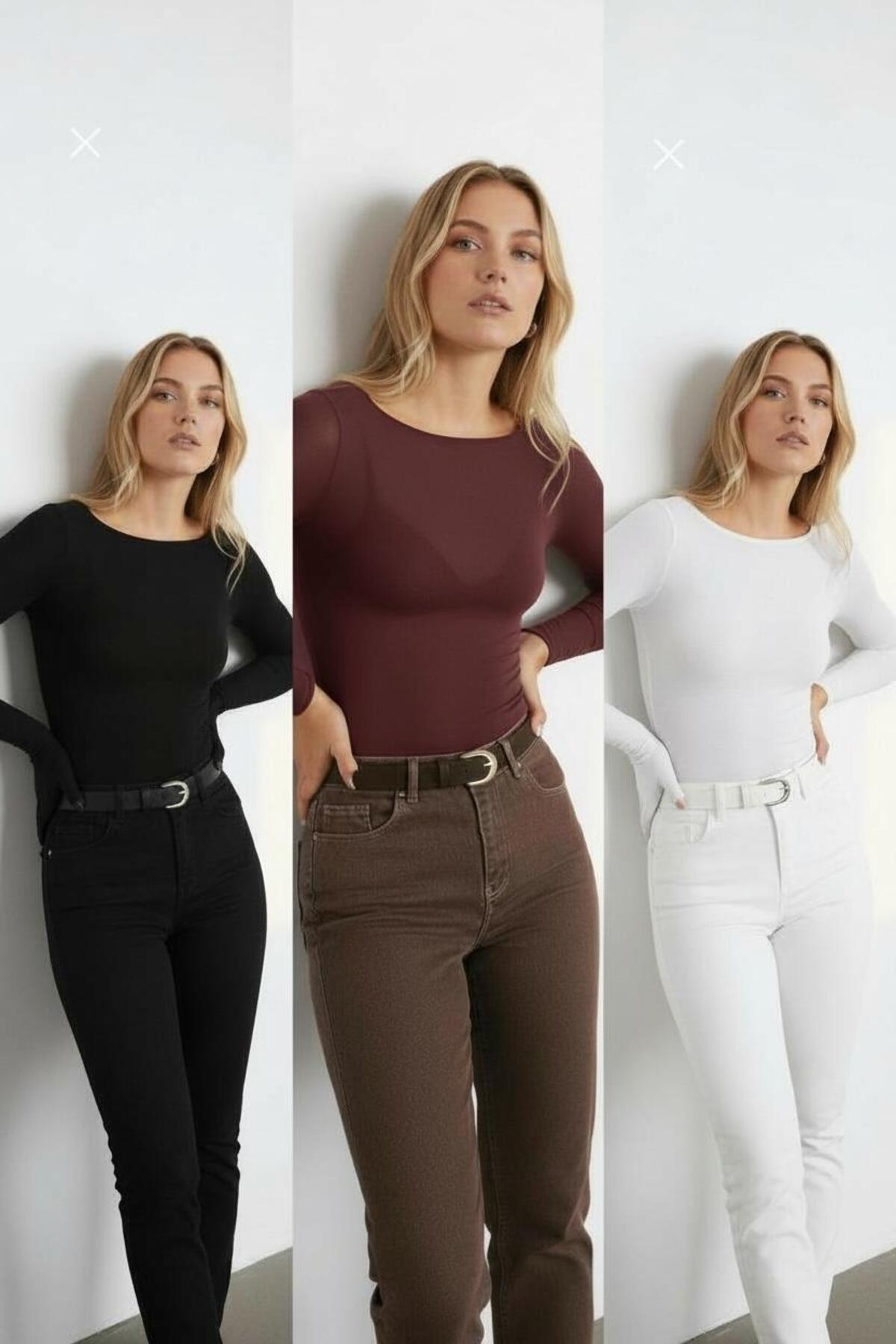 WOMEN'S BOAT NECK MODAL CASHMERE LIGHT BLOUSE