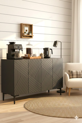 zetuna home KA1210A KONSOL, ÇOK AMAÇLI DOLAP, KAHVE KÖŞESİ VE TV SEHPASI ANTR...