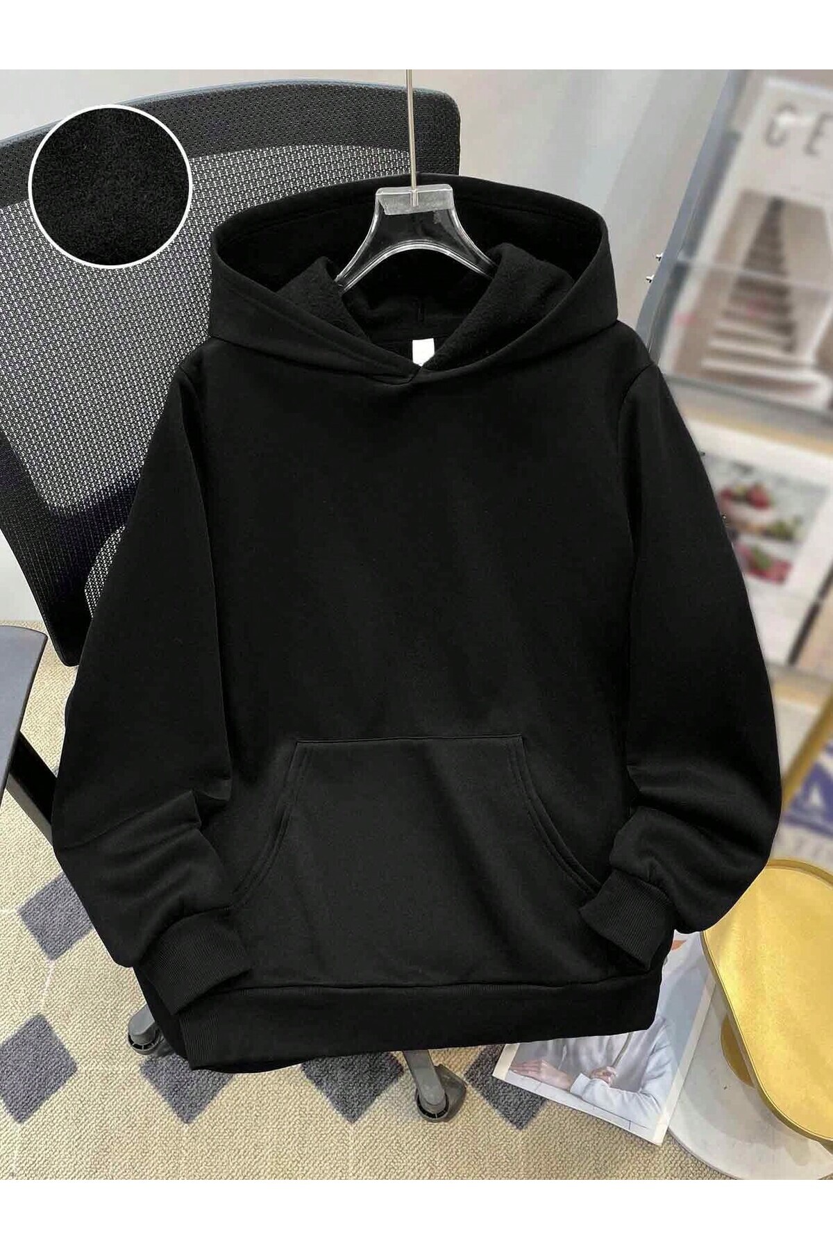 ZİYMO Hooded Kangaroo Pocket Sweatshirt