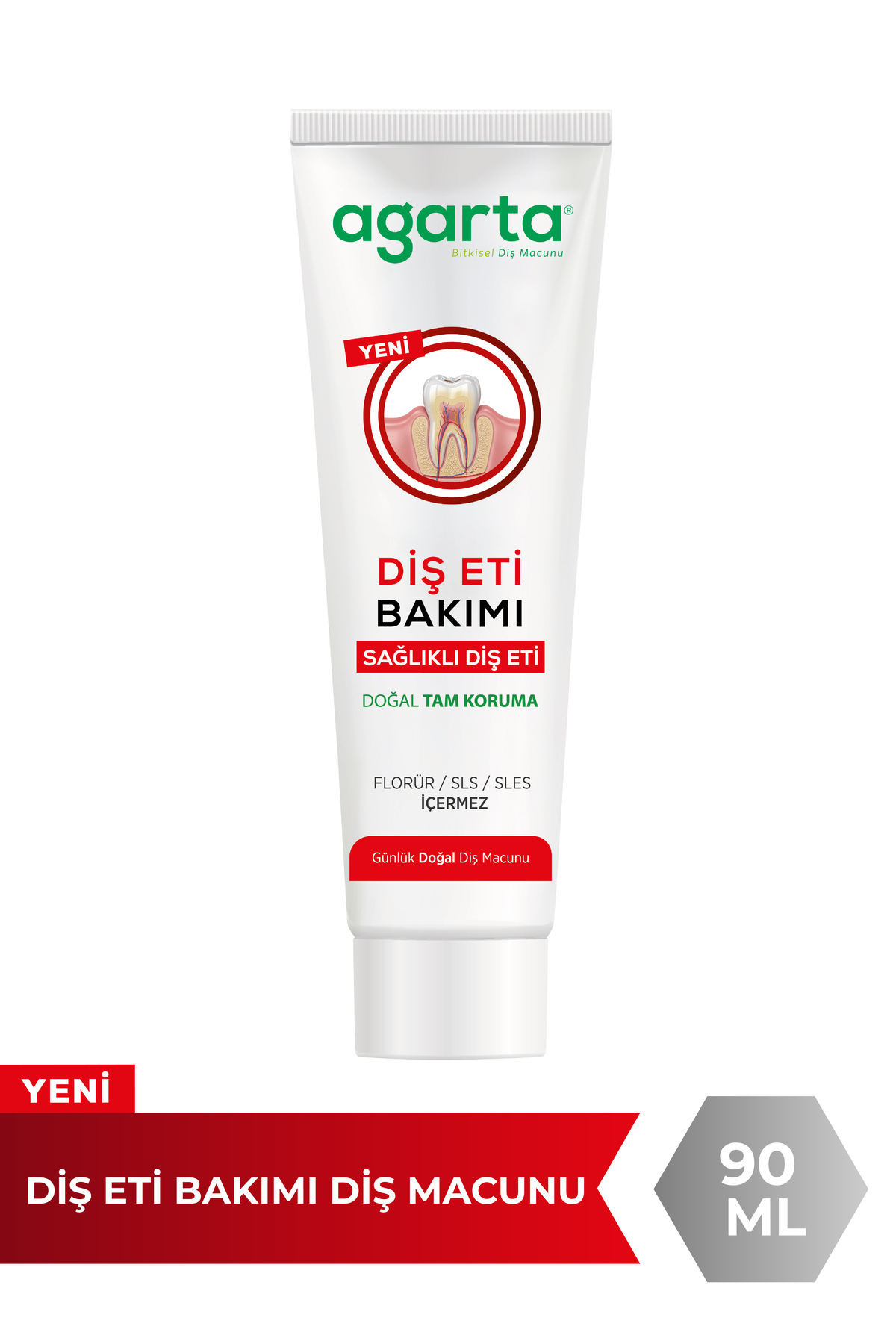 Agarta Doğal Diş Eti Bakımı Plak Karşıtı Diş Macunu 90 Ml - Fiyatı, Yorumları