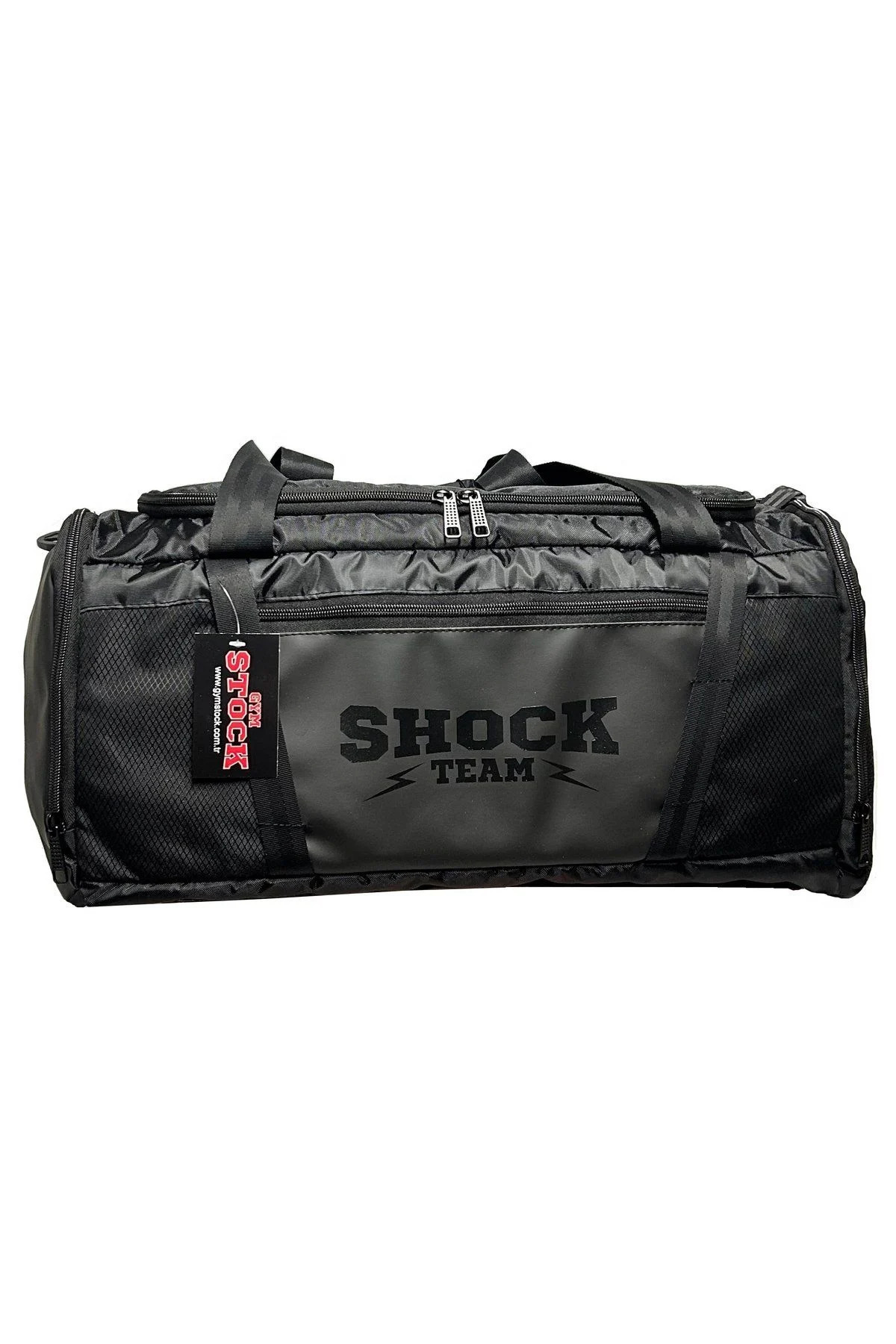 GYM STOCK Shock Team Astarlı Fonksiyonel Duffle Spor Çanta Siyah görsel 2