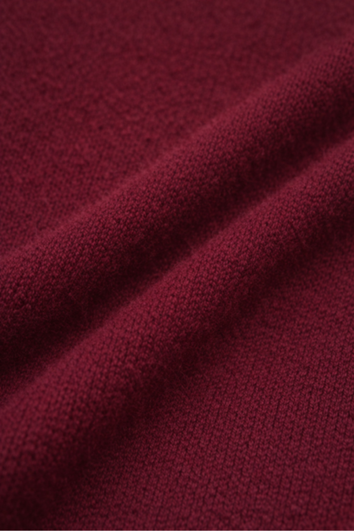 RTD&VLD  Kadın Vita-260 Maviş Bisiklet Yaka Basic Triko Kazak Bordo - Görsel 3