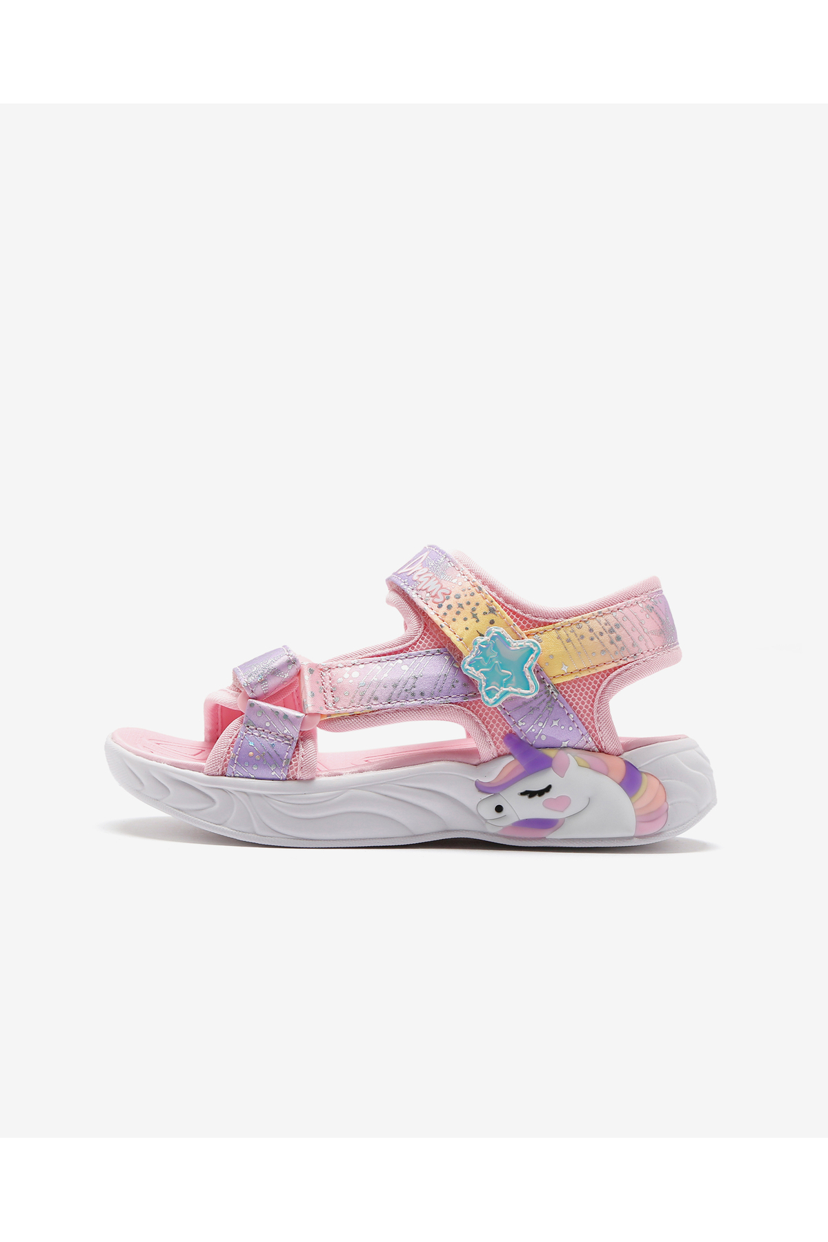 SKECHERS Розови сандали за деца