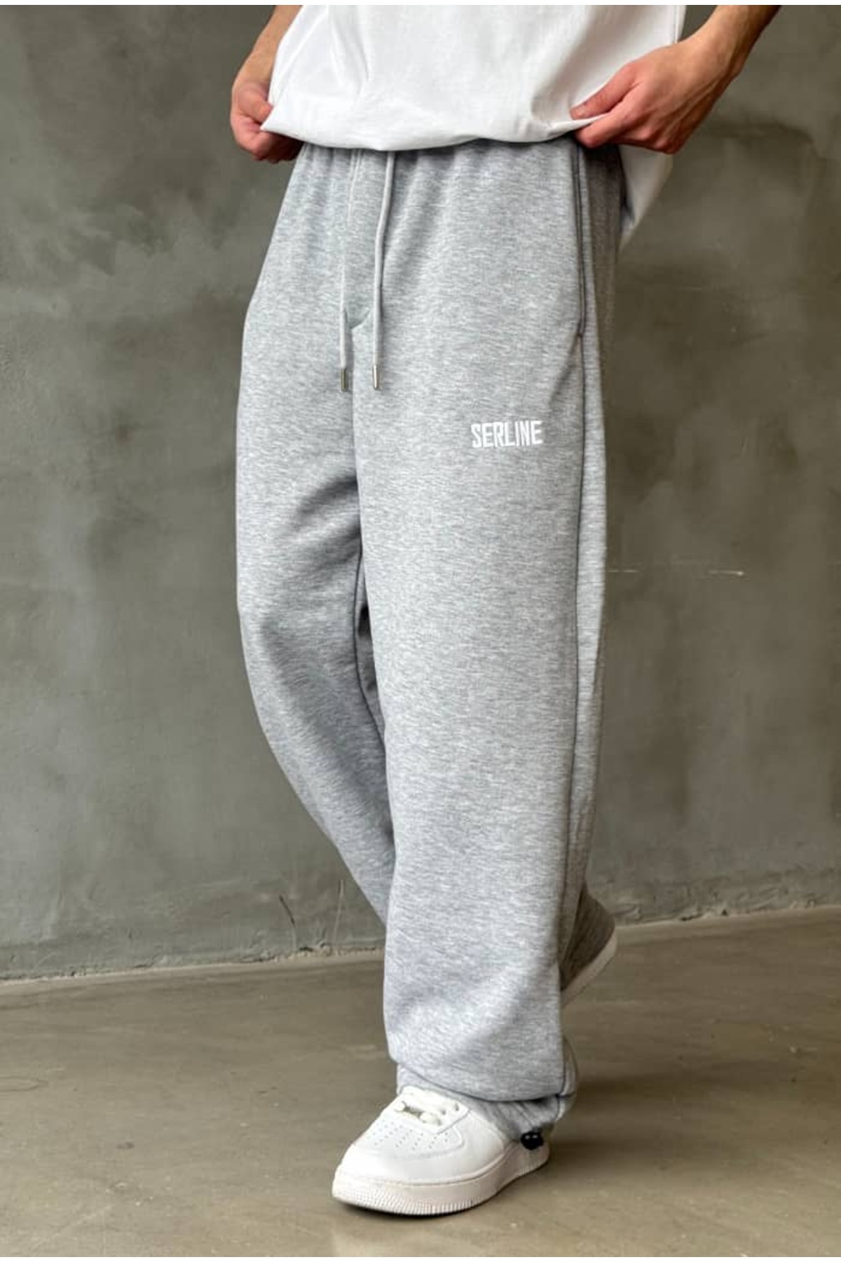 serline  Yazlık-Serline Premium Ayarlanabilir Paça Baggy Eşofman - Görsel 4