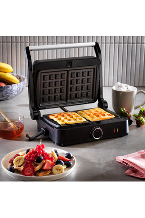Schafer Trio Chef Waffle Ve Tost Makinesi-Siyah