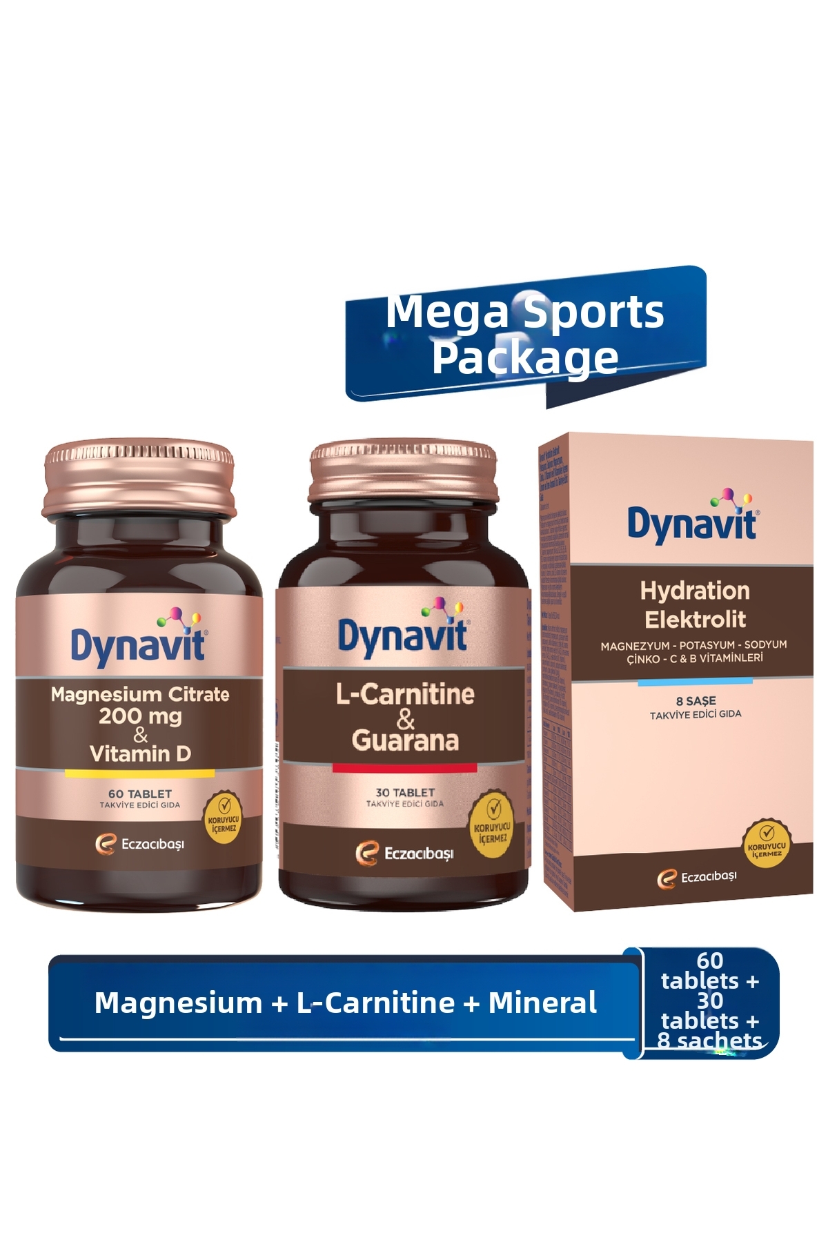 l carnitine magnesium citrate Dynavit Magnesium Citrate 200 Mg & L-Carnitine Guarana & Hydration  Electrolyte