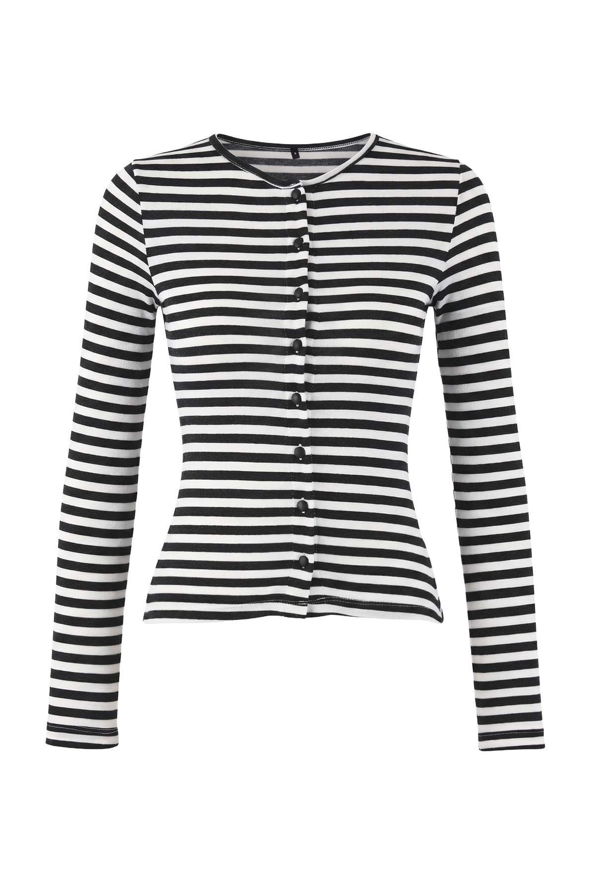 Trendyolmilla  Wardrobe Essentials-Antrasit Regular/Normal Kalıp Uzun Kollu Yumuşak Örme Bluz TWOSS26BZ00245 - Görsel 6