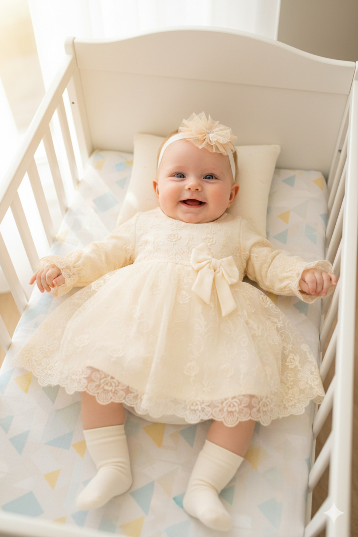 Baby Girl Mevlutluk Dress Bandana Lace Newborn Hospital Release Wedding Dress Evening Dress Mevlitlik 31