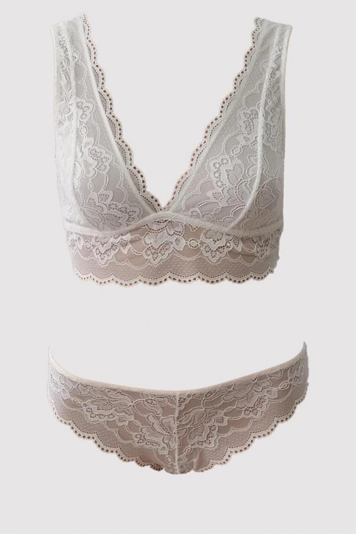 Pierre Cardin Kadın Ekru Sütyen Takım