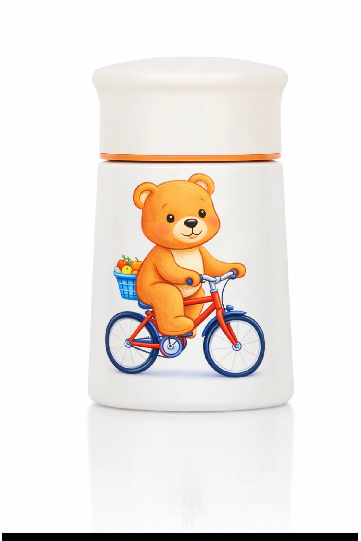 HOPEFUL DESİGN Desenli Ayıcık Termos 280ML Bebek Mama Saklama Termosu Paslanmaz Çelik Termos fotoğrafı 5 (önizleme)