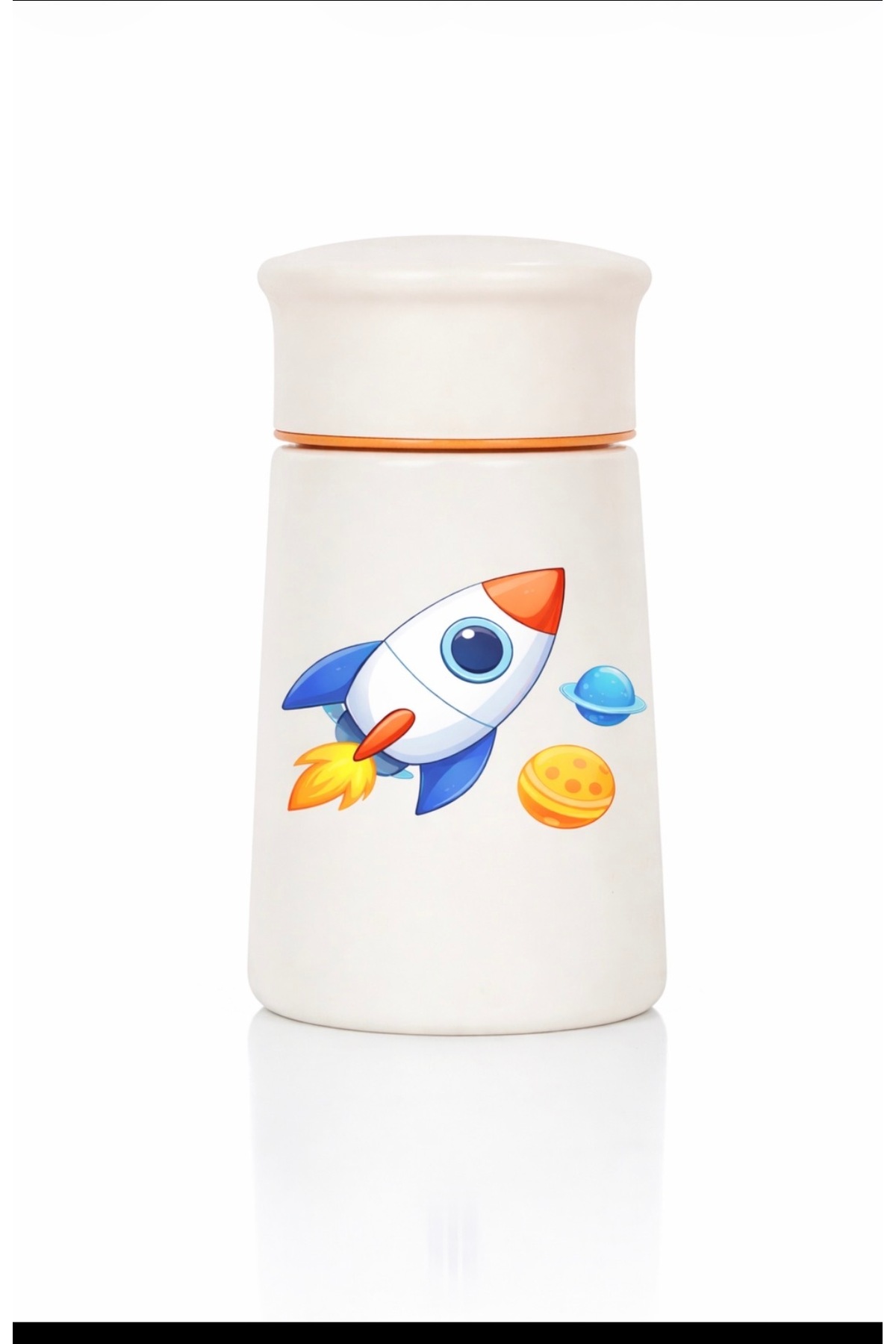 HOPEFUL DESİGN Desenli Uzay Termos 280ML Bebek Mama Saklama Termosu Paslanmaz Çelik Termos fotoğrafı 3 (önizleme)