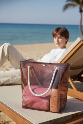 back moda Şeffaf Çanta