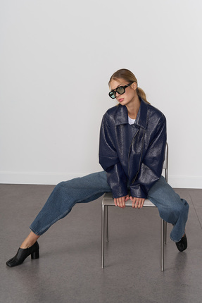 Beyyoglu Rugan Biker Ceket