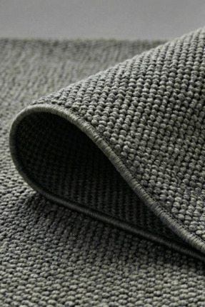 Anaska Home Modern Desenli Gri Sisal Yumuşak Jüt Halı Oturma Odası Halısı Sal...