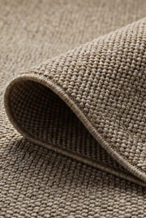 Anaska Home Modern Desenli Kahverengi Sisal Yumuşak Jüt Halı Oturma Odası Hal...