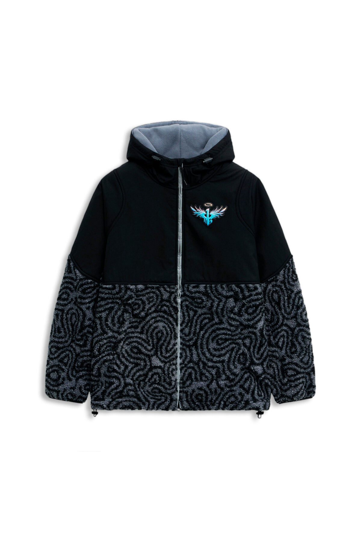 Puma Mens x MELO Blue Hive Sherpa Jacket - Multicolor