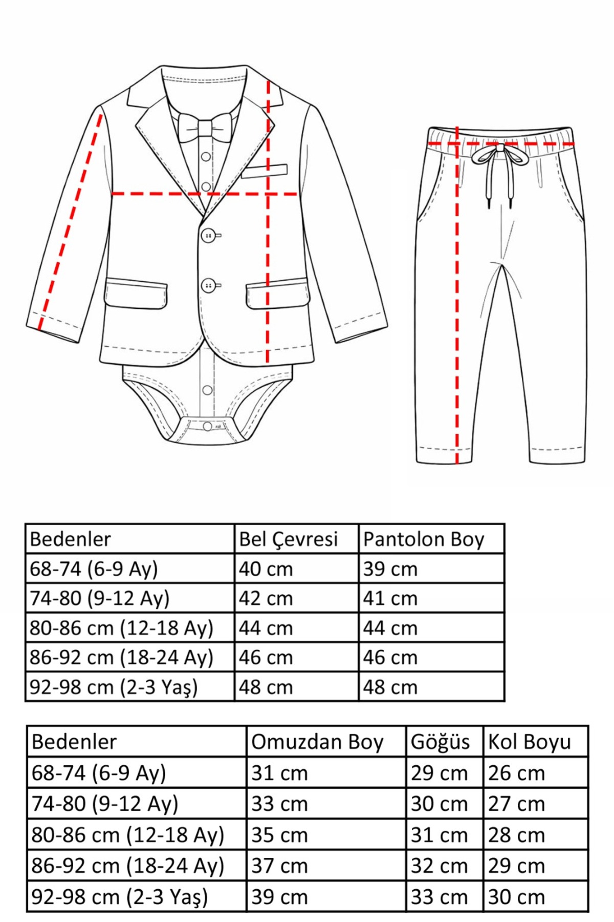 Pollito Erkek Bebek Ceketli 4 ' lü Takım fotoğrafı 6 (önizleme)