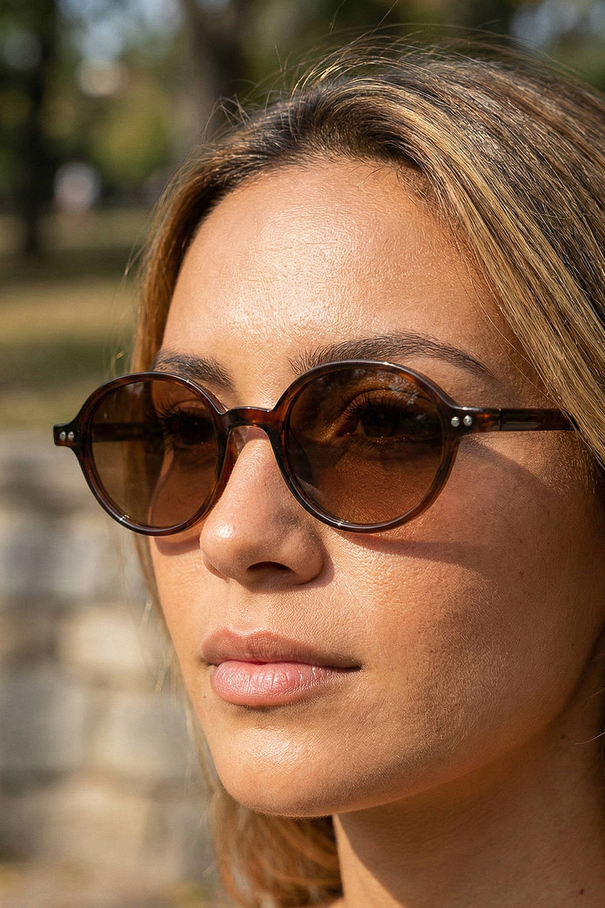 sun factory Polarize Kahverengi Unisex Güneş Gözlüğü 1365 C8484