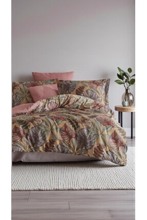 es home collection Greta Terra Saten Nevresim Takımı