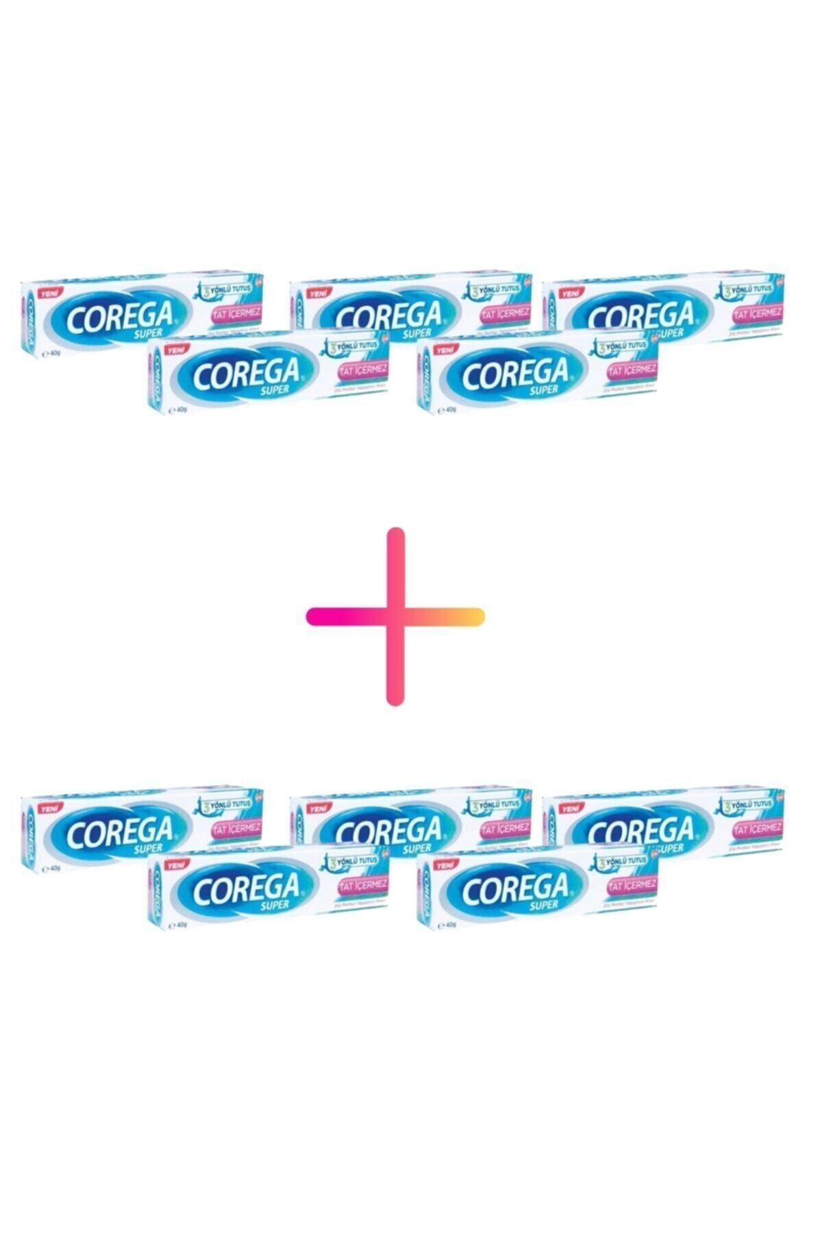 Corega Super Diş Protezi Yapıştırıcı Krem Tatsız 40g X 10 Kutu - Fiyatı, Yorumları