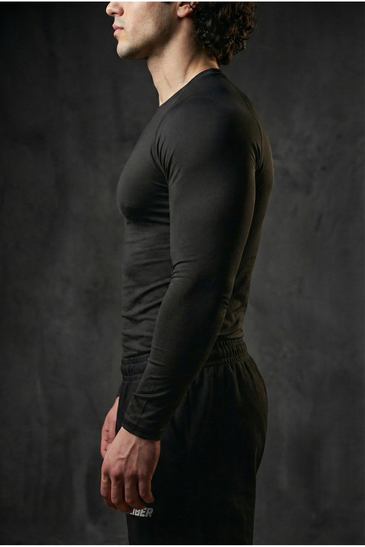 Liber Basic Uzun Kollu Compression T-shirt (SİYAH) görsel 3
