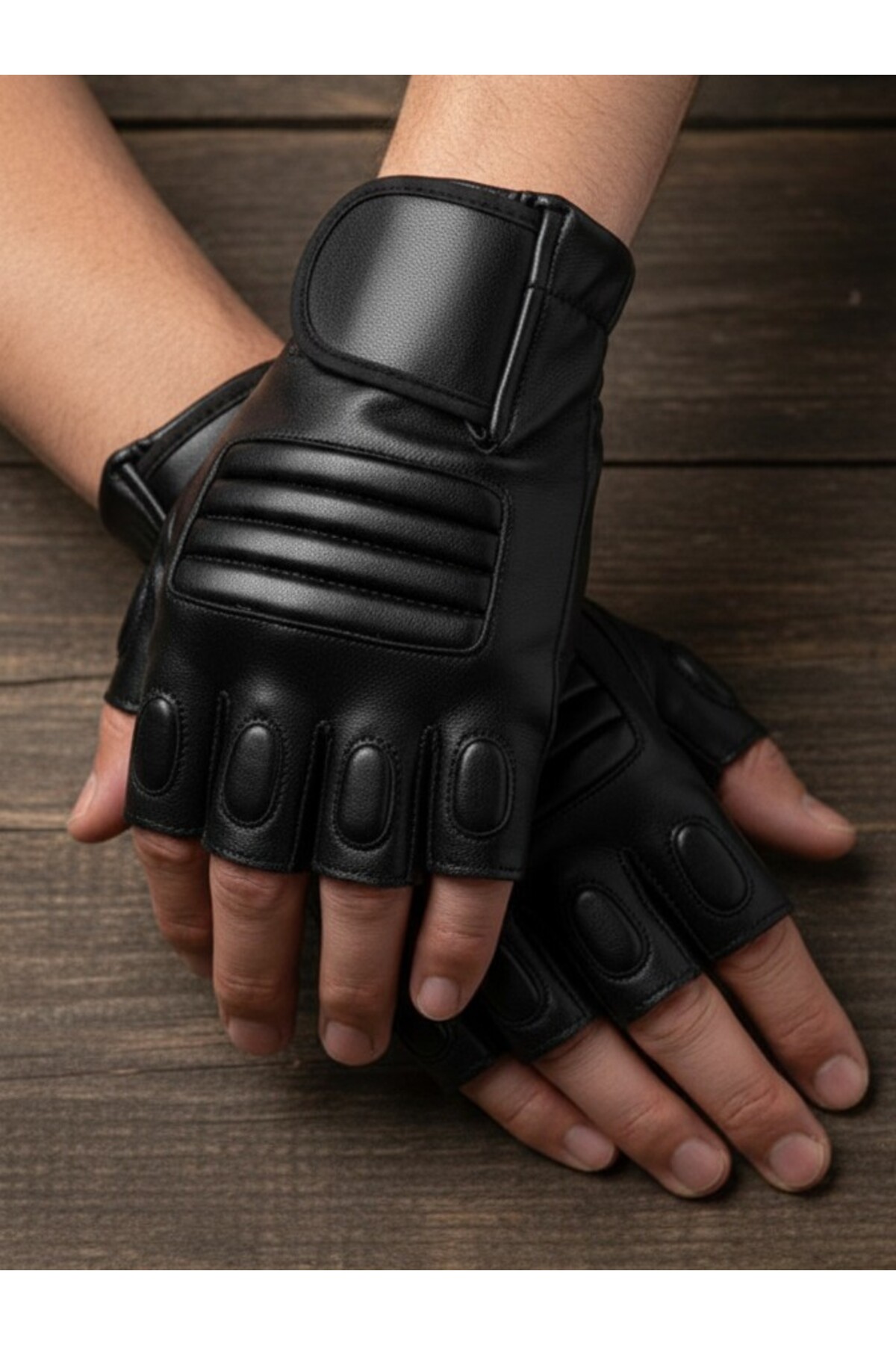 Algitsin O L A  Unisex Suni Deri Eldiven+Standart Beden+Şık tasarım - Görsel 7