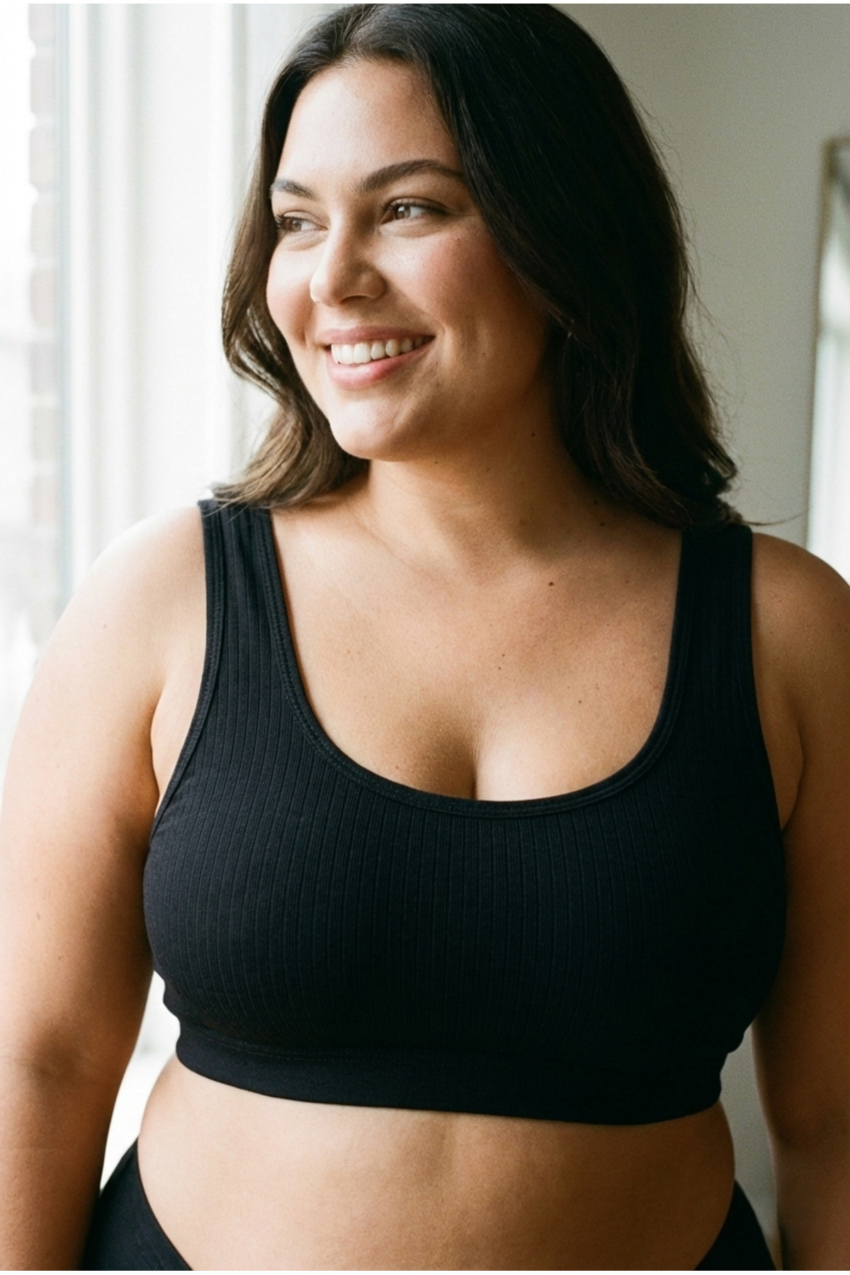 underwear bodyway  5'li Fırsat Paket Fitilli Crop Atlet Seti, Kalın Askılı Pedli Büstiyer, Yarım Atlet - Görsel 5