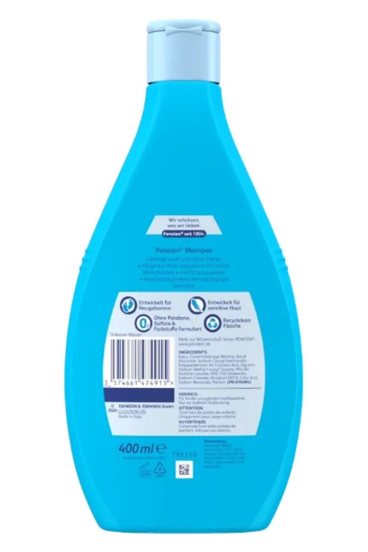 Penaten Baby Bebek Şampuanı 400 ml fotoğrafı 3 (önizleme)