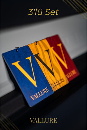 Vallure 3'Lü Parfümlü Kart Araba Kokusu