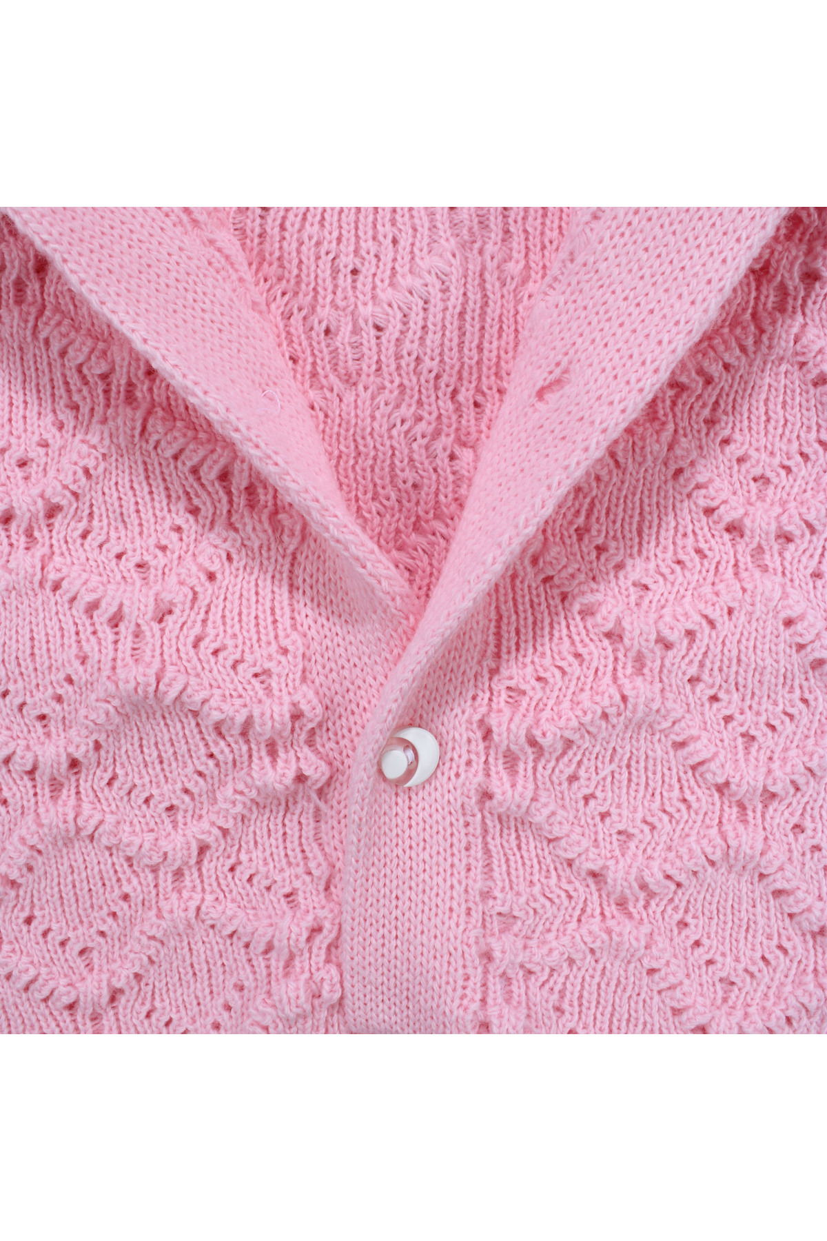 bebegen Pembe , Bereli Triko Kız Bebek Tulumu fotoğrafı 5 (önizleme)