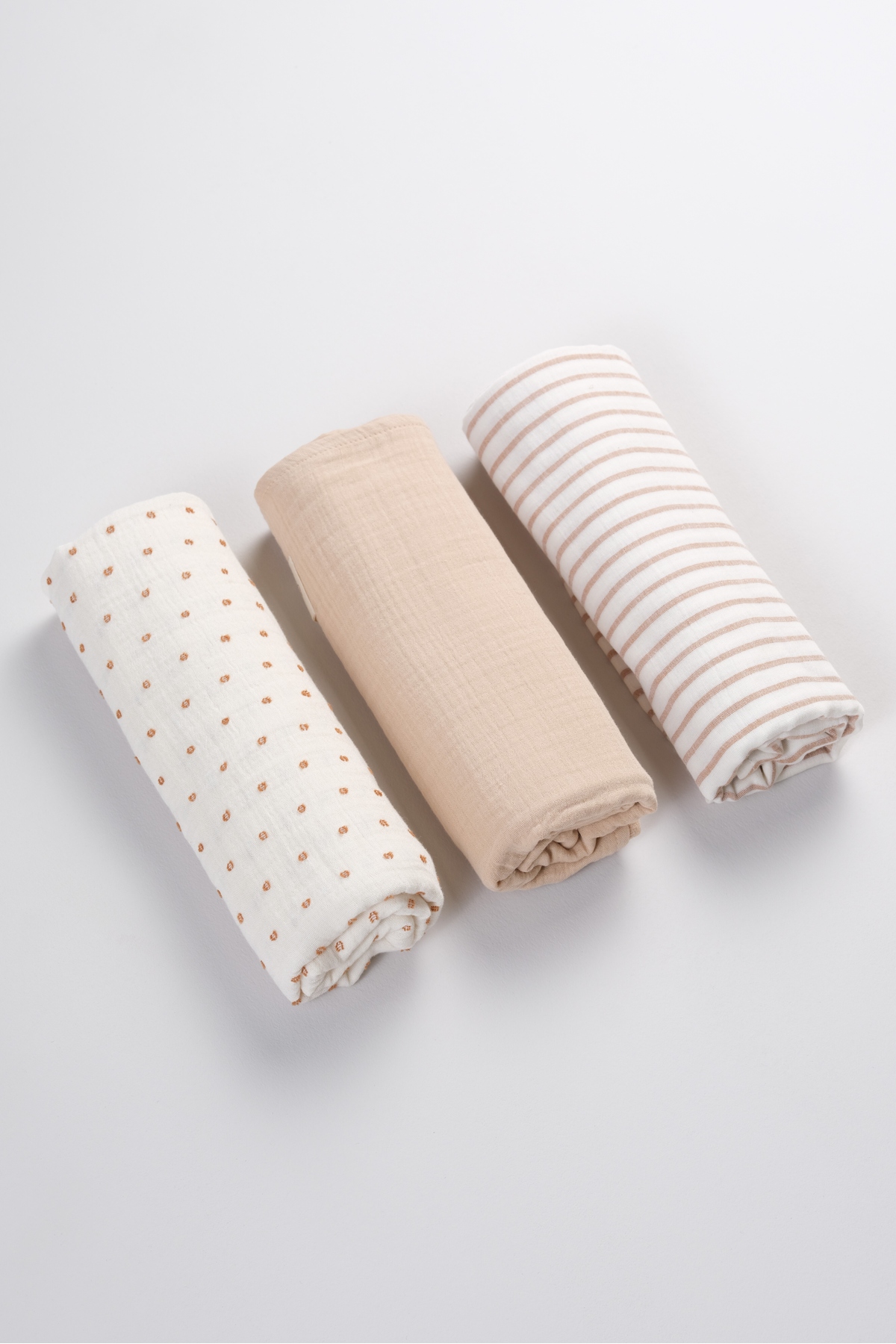 Bondberro Özel Kutulu 3 Adet 2 Katlı Müslin Örtü & Battaniye %100 Pamuklu Xl Boy 100 X 85 Cm ( Kahve ) fotoğrafı 3 (önizleme)