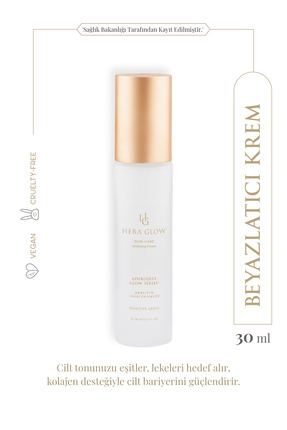 Hera Glow | Hassas Bölge Kararma Karşıtı Beyazlatıcı Krem – Renk Eşitleyici v...