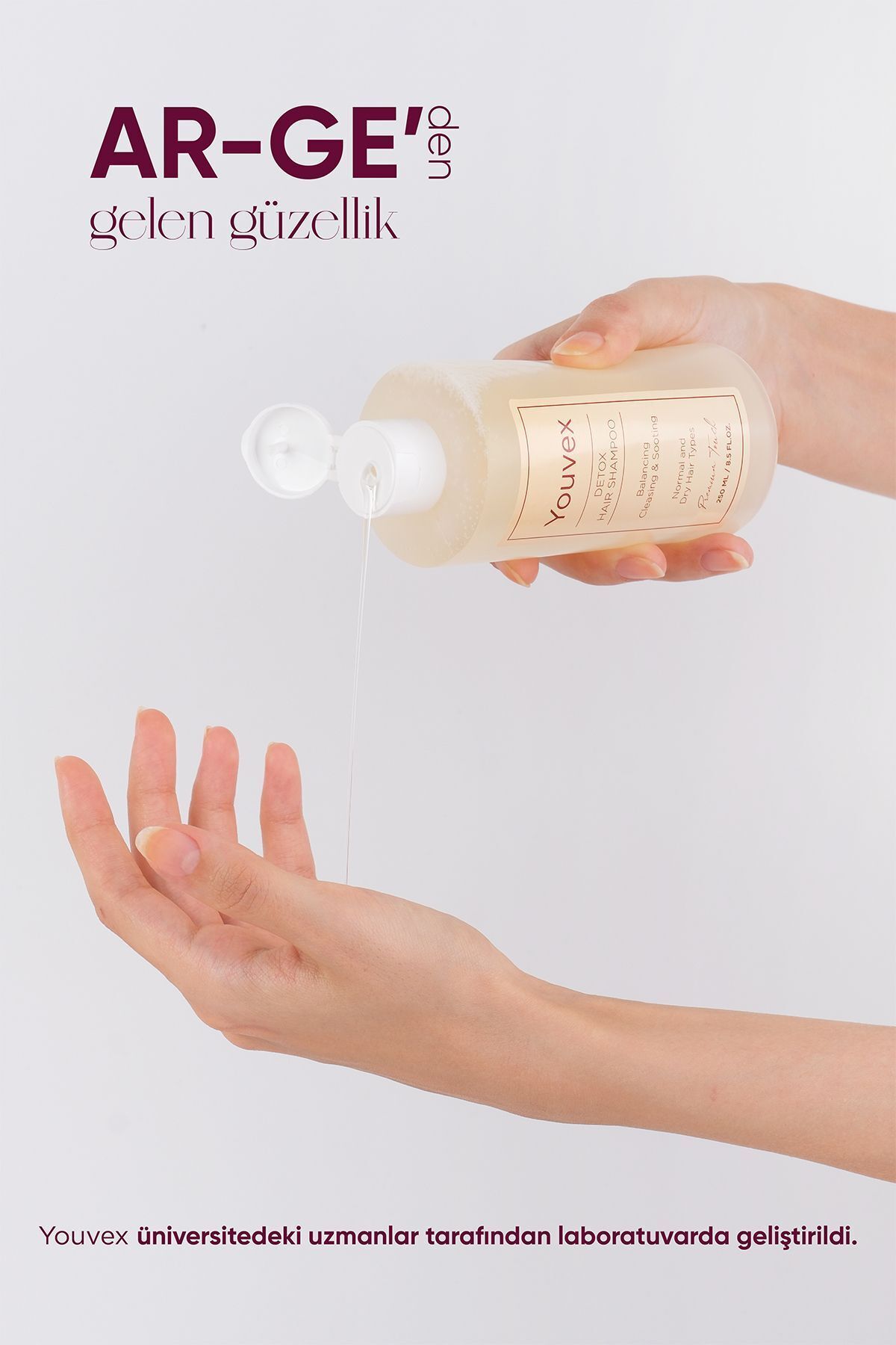 Normal,Kuru Saçlar için Detox Bakım Şampuanı 250ml ve Yoğun Bakım Maskesi 100ml Saç Bakım Seti — 8684272194081-M — تصویر 3 از 7