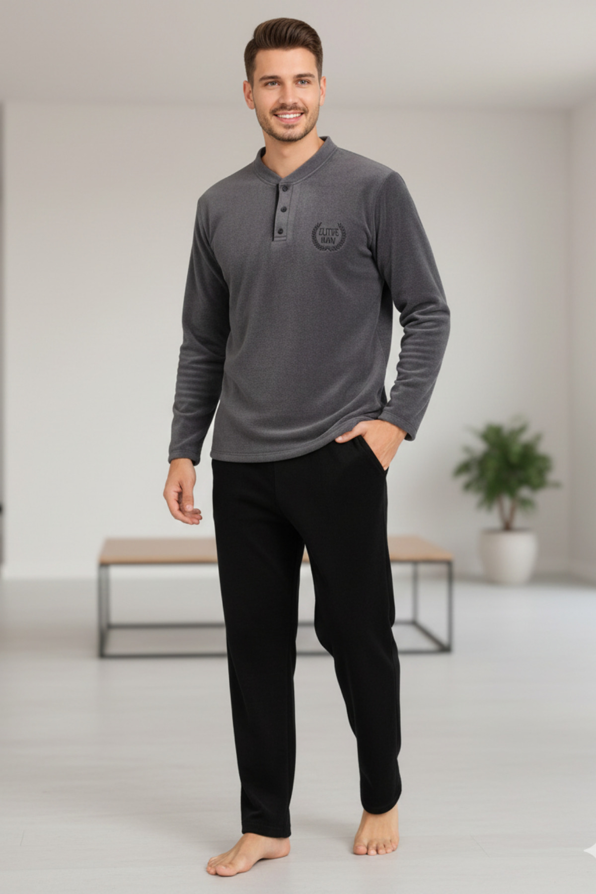 ELİTOL  Polar Pijama Takım - Görsel 2