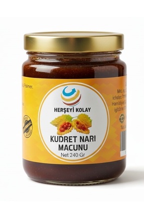 Herşeyi Kolay Kudret Narı Macunu net 240gr Kudret Narlı Bitkisel Macun Kudret...