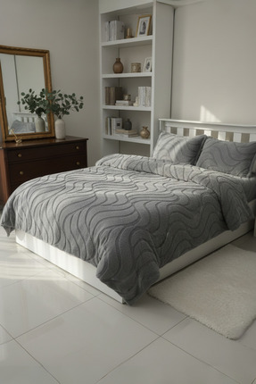 Roya home WaweTouch Çift Taraflı battal boy Peluş Yatak Örtüsü (Battaniye/Nev...