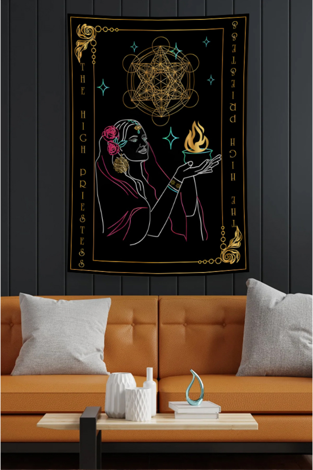 Tarot Women's Fabric Wallcovering Home Decoration Tapestry