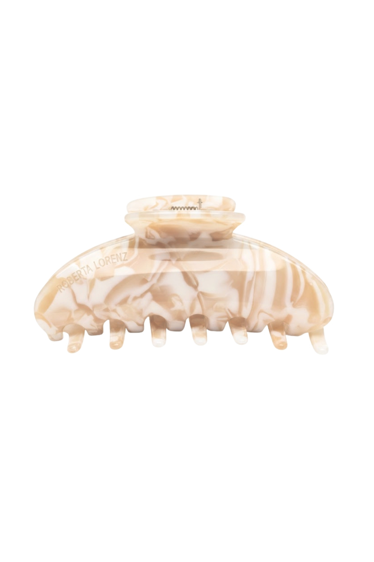 Cream Marble Patterned High Quality Latch Buckle/ 10cm