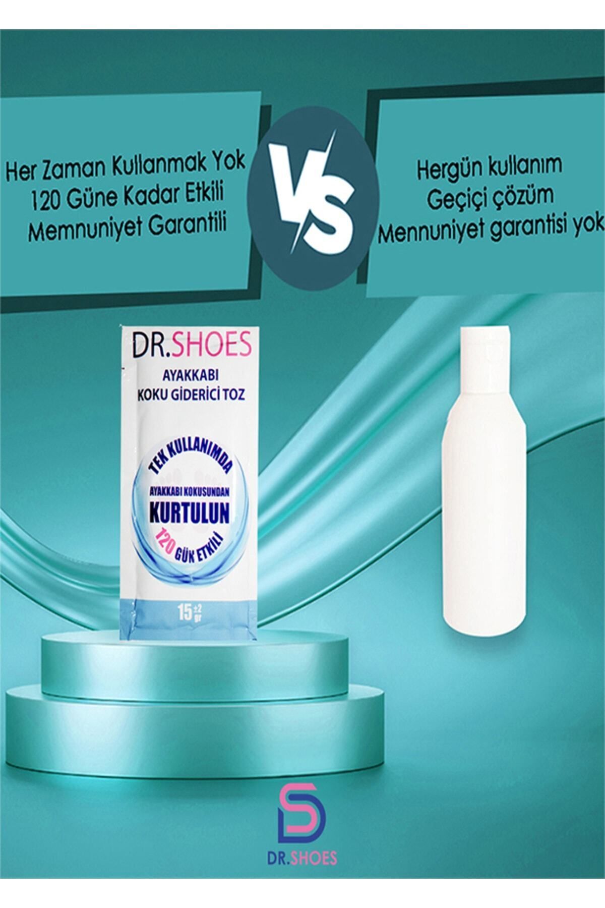 DR. SHOES 5 Adet Ayak Koku Giderici - Ayakkabı Koku Giderici Toz 120 Gün Etkili.DR.SHOES ile Ayak Kokusuna Son fotoğrafı 6 (önizleme)
