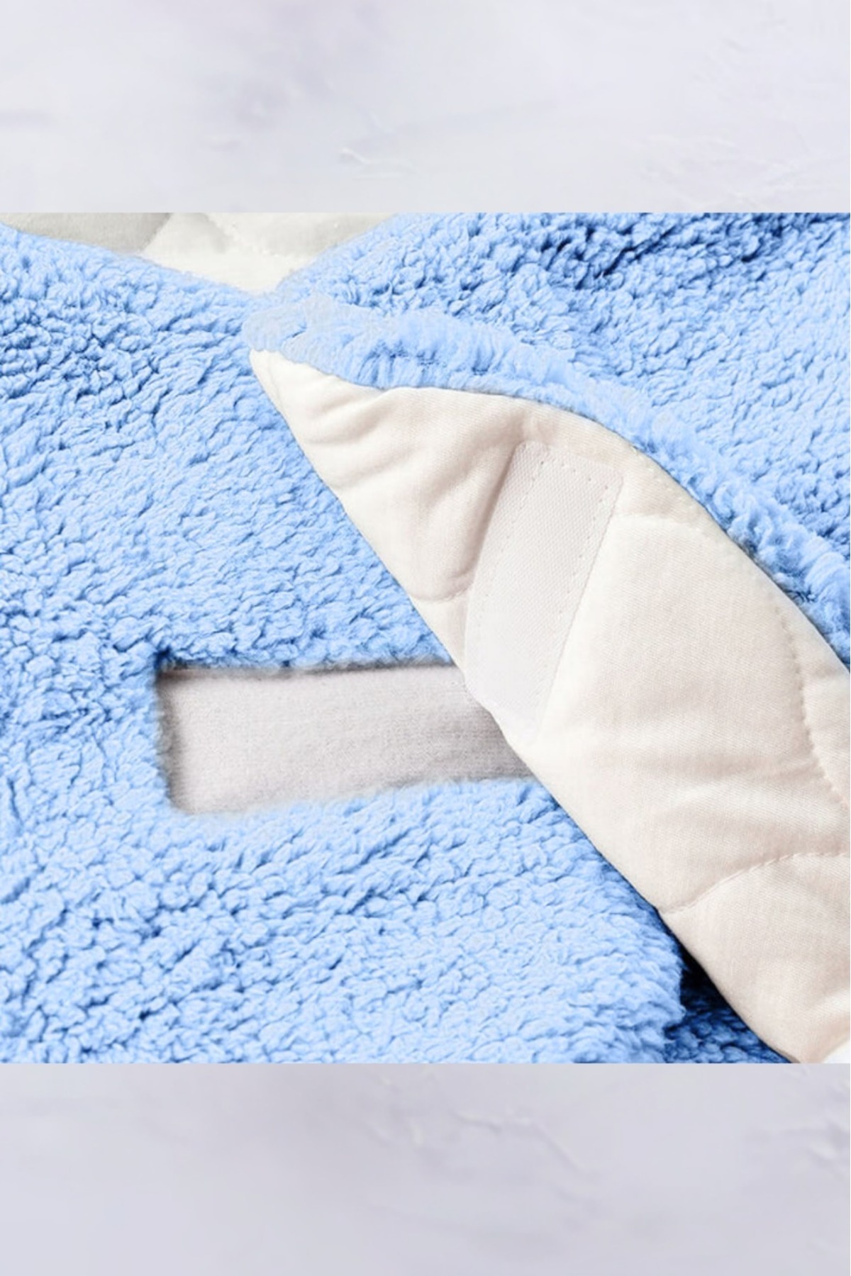 Mai Perla 0 - 12 Ay Kulaklı Welsoft Dış Kundak Bebek Battaniye fotoğrafı 6 (önizleme)