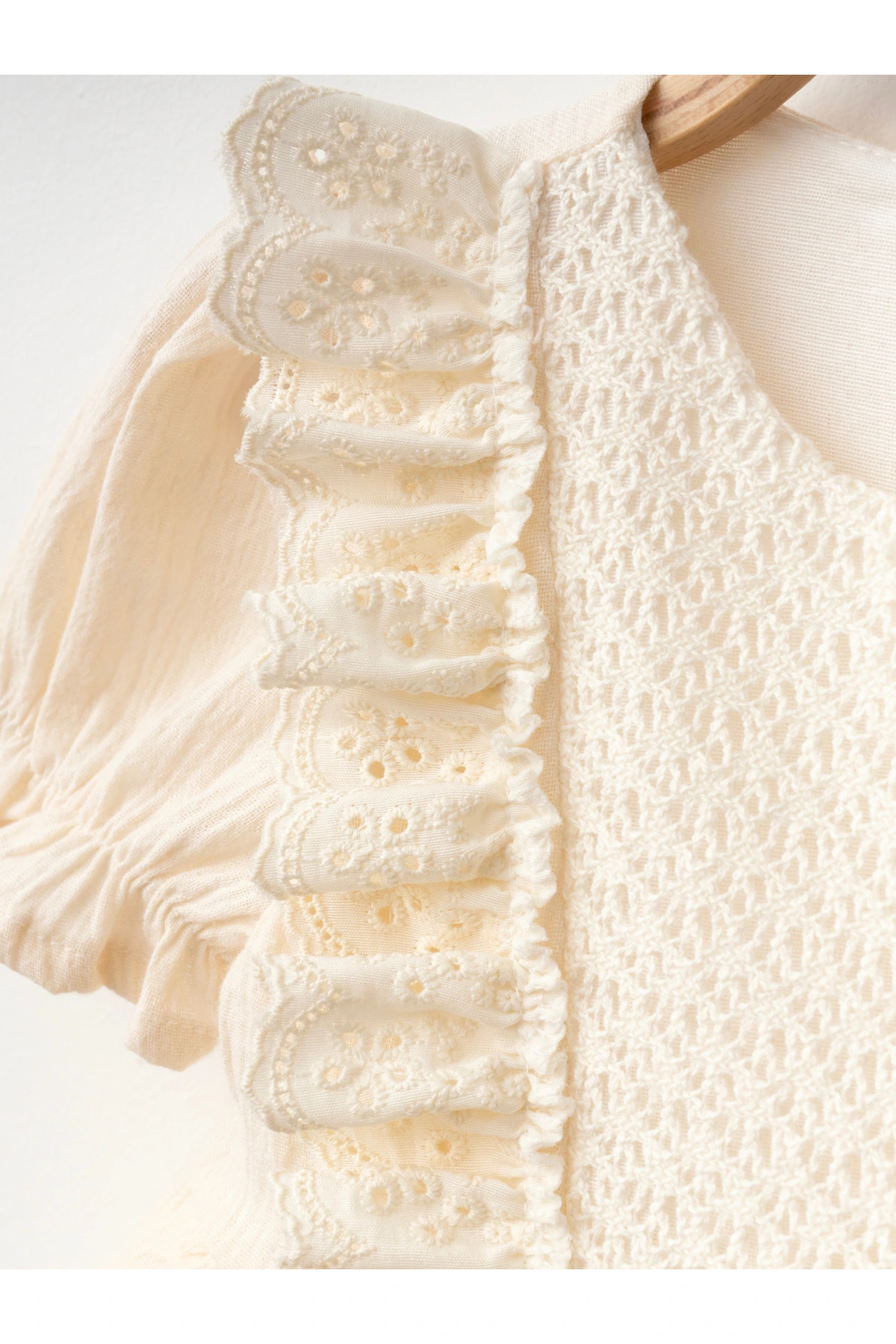 Lumia Baby Dantel Detaylı Kız Bebe Elbise fotoğrafı 2 (önizleme)