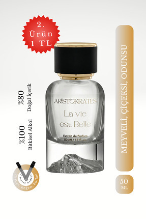 Aristokrates La Vie Est Belle Kadın Extrait de Parfüm 50 ML |Meyveli, Çiçeksi...