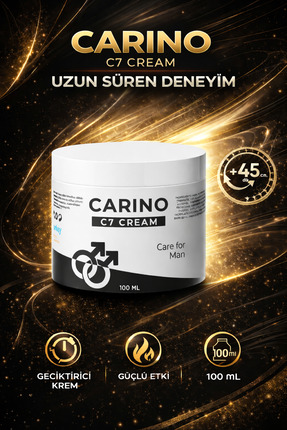 Carino E Bella C7 Care For Man Erkek Kremi Uzun Deneyim 100 ml - Etkili Formü...