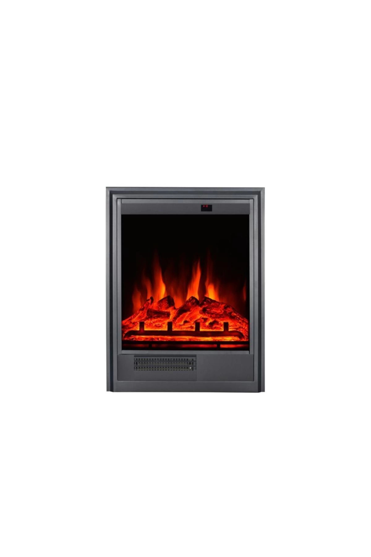 Decorative 62x47x23 Cm Electric Fireplace Heater with Bluetooth, Flame Sound, Remote Control