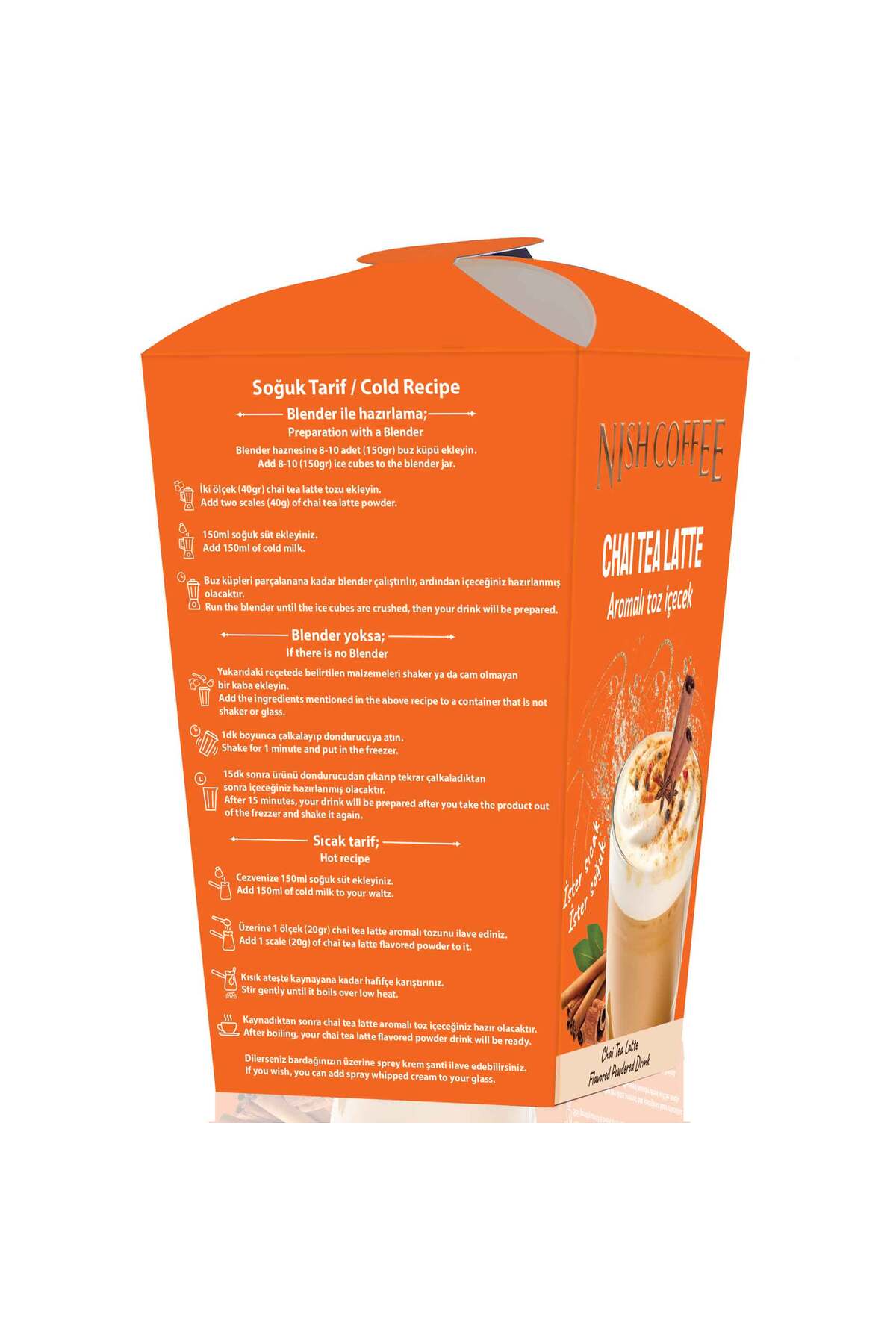 Nish Coffee Nish Chai Tea Latte Aromalı Toz İçecek 250 Gr - Fiyatı