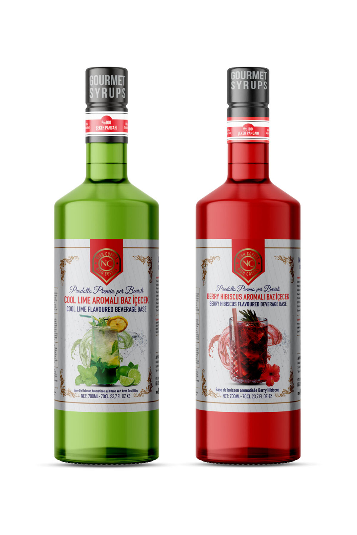 Genel Markalar Nish Cool Lime, Berry Hibiskus Aromalı Baz İçecek 2